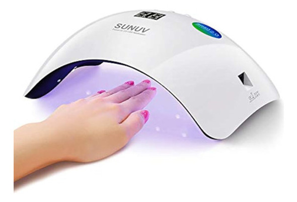 Lámpara De Uñas De Gel Uv Led, Secador De Uñas Sunuv Luz De 0