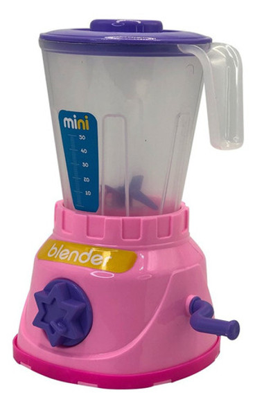 Mini Liquidificador Cozinha Infantil Com Manivela Giratória 0 Mini Liquidificador Cozinha Infantil Com Manivela Giratória 0