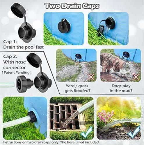 Picina Portatil Para Perros  Diametro 1m  Altura 30cm 1
