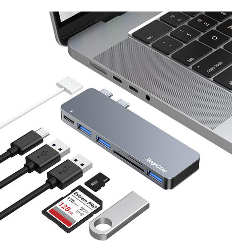 Adaptadores Usb C Hub Para Macbook Pro De 14/16 Pulgadas 202 0