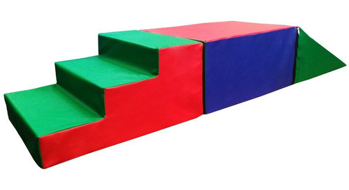 Juego Módulo Psicomotricidad Infantil Rampa Escalera Prisma 1