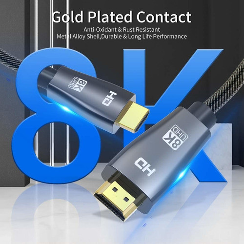 Cable Hdmi 8k 3mt Hdcp 2.2 Cabledeconn 1