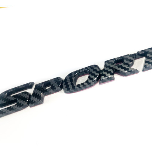 Emblema Insignia Sport Fibra Carbono Para Camioneta 1