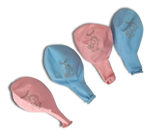 Globo Látex Unicornio 12 Pulgadas X 10 Unidades Cotillón 0