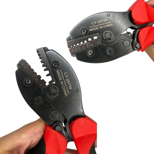 Alicate De Crimpar Terminais Tubulares Duplo Do 0,50 A 6mm 0