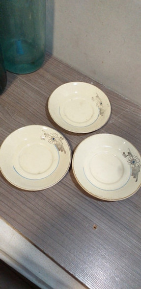 Lote De Antiguos Platitos Ingleses Para Decoración 0 Lote De Antiguos Platitos Ingleses Para Decoración 0