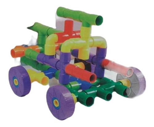 Tubos Para Armar 72 Piezas Niños +36 Meses - Onshine 0