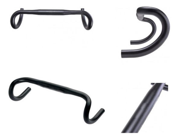 Forma Ruta Manubrio Bicicleta Carrera Aluminio 31.8 Mm 0