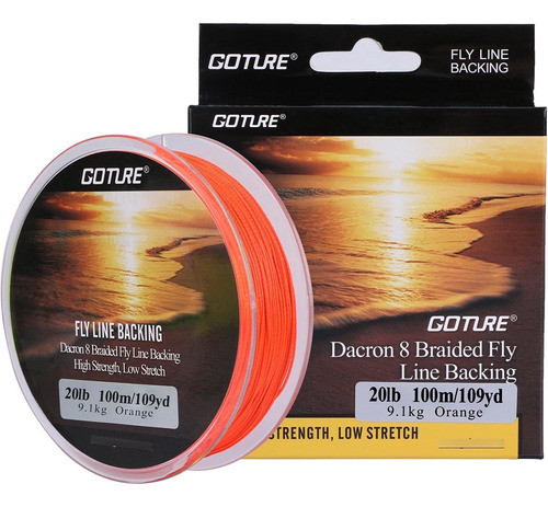 Goture Dacron Sedal 20 Lb 109 Yd Naranja 0