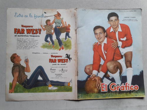 Revista El Gráfico Nº 2056 Carbone Y Pando Argentinos 1959 0