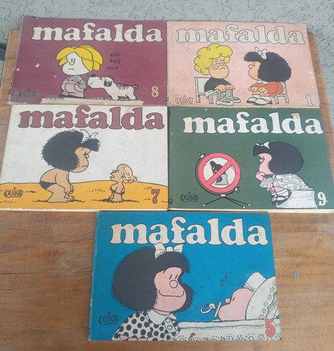 Lote De 5 Libros Mafalda - N. 1/5/7/8/9 - Se Venden Juntos 0