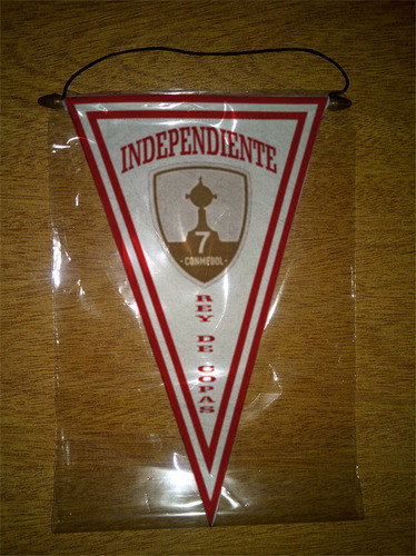 Banderin Paño 37cm Independiente Modelo 27 0