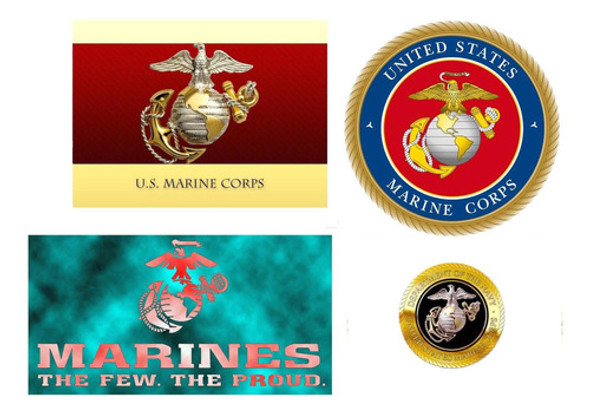 United States Marine Corps Stickers Autoadhesivos Set8 1 United States Marine Corps Stickers Autoadhesivos Set8 1
