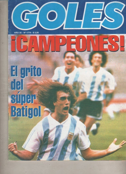Revista * Goles * Nº 1774 Año 1993 Argentina Campeon America 0