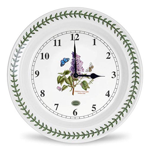 Portmeirion Botanic Garden Kitchen Reloj De Pared De 10 PuLG 0