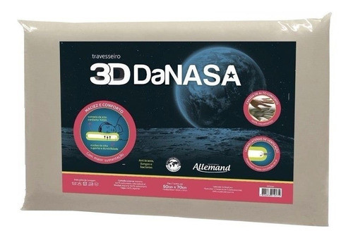 Almohada Espuma Memoria Viscoelastico 3d Nasa 0