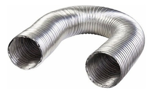 Caño Aluminio Corrugado 6  , 150 Mm X 4 Mt 0