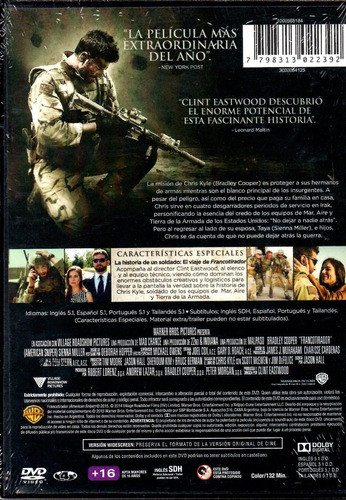 Francotirador - Dvd Nuevo Original Cerrado - Mcbmi 1