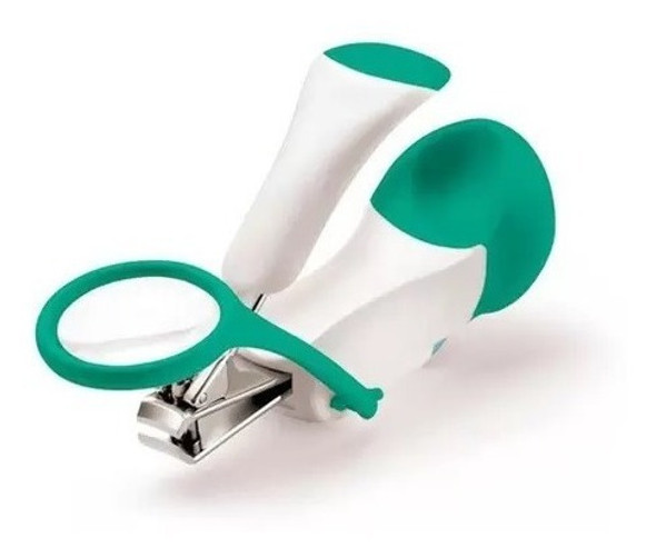 Cortador De Unnha Com Lupa Infantil Criança Verde Multikids 0