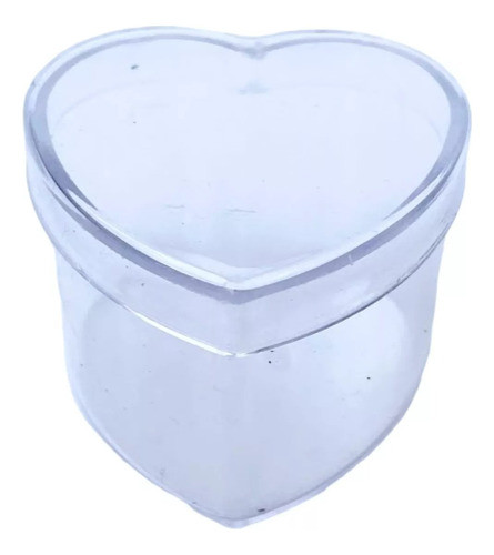 20 Caja Plastica Corazón Mesa Dulce Souvenirs Golosina Candy 0