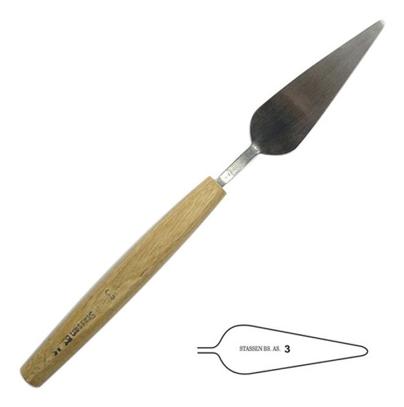 Espatula Especial Para Oleo Stassen 560 N 3 0