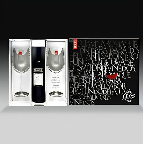 Caja X 2 Copas Degustación Para Botella De Vino Rona Copa 1
