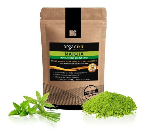Te Verde Matcha Manzanilla Y Melisa Organikal X50g 0
