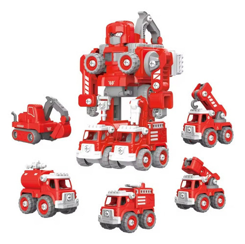 Juego Transformer 5 En 1 (bombero) 0
