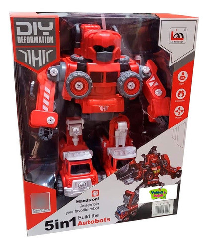 Juego Transformer 5 En 1 (bombero) 1