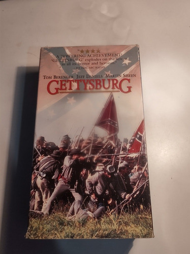 Gettysburg Civil Wartom Berenguer Jeff Daniels 2 Vhs Video 0