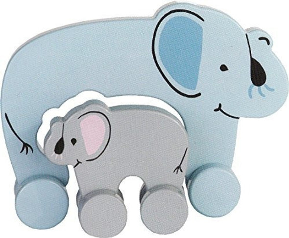 Jack Conejo Creaciones De Madera Push Juguete De Elefante Y 0