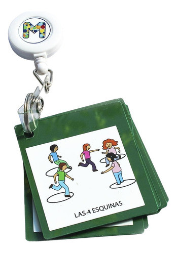 Autismo Pictogramas Llavero Del Recreo 0