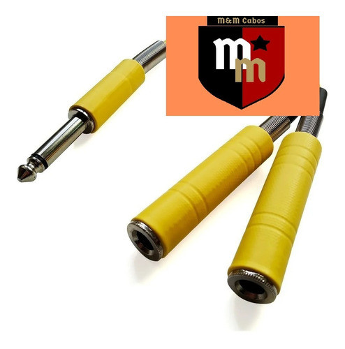 Adaptador Divisor Splitter P10 + 2 Jacks P10 De 20cm 1