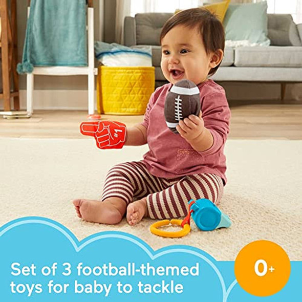Fisher-price Tiny Touchdowns Gift Set, 3 Juguetes Para Bebés 1 Fisher-price Tiny Touchdowns Gift Set, 3 Juguetes Para Bebés 1