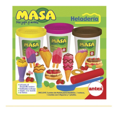 Masa Para Modelar Heladería Antex 2141 0