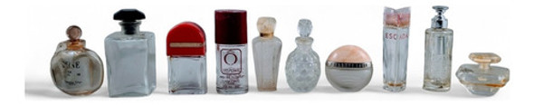 Lote De 10 Frascos Perfumes Miniaturas. Hermosos Sin Caja 0