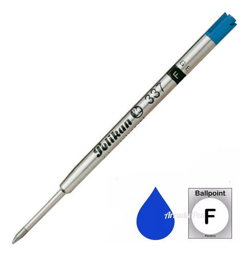 Pelikan Carga Refil Esferográfica 337 F - Fina Azul 1
