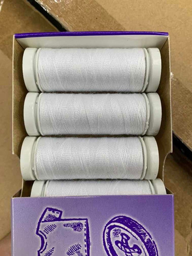 Caja De Hilo Poliéster X 10 Bobinas De 91,4 Metros C/u 0