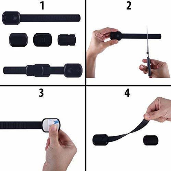 Trabas De Seguridad Multiuso P/cuidado De Bebes (pack De 6) 1