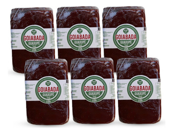 Goiabada Guaxupé Lisa 500 G Kit C/ 6 Unidades 0 Goiabada Guaxupé Lisa 500 G Kit C/ 6 Unidades 0