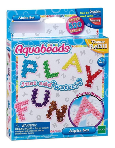 Juego Infantil Didactico Aquabeads Abecedario Manualidades 0
