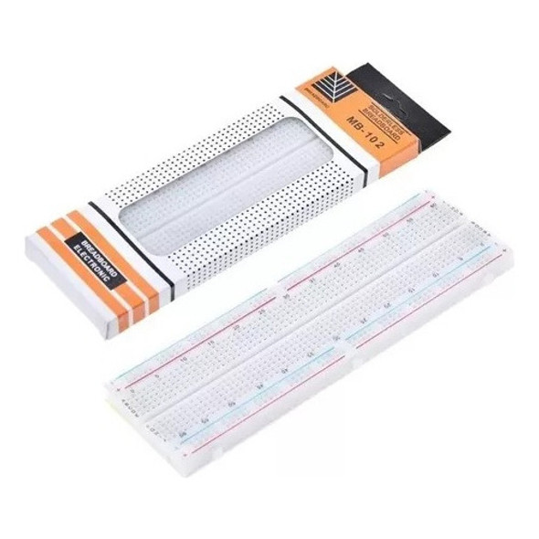 Kit Protoboard 830 + Regulador Tensão + 65 Jumpers 1