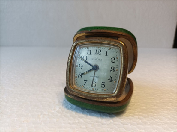 Reloj Antiguo De Viaje Europa 2 Jewels Made In Germany 0