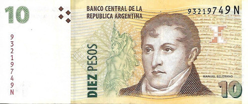 Bottero 3441 $ 10 Convertible 2do Diseño Serie N Mb+ Palermo 0
