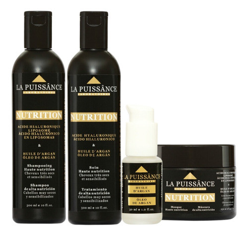 Kit Sh + Aco+ Máscara + Serum Nutrition La Puissance 0