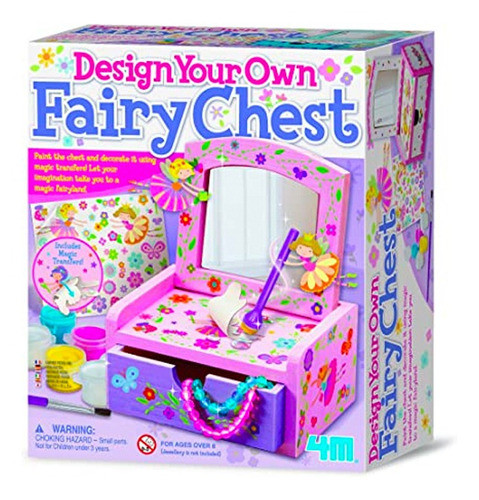 Kit Pinta Tu Cofre Paint Your Own Fairy Mirror Chest Pr 0