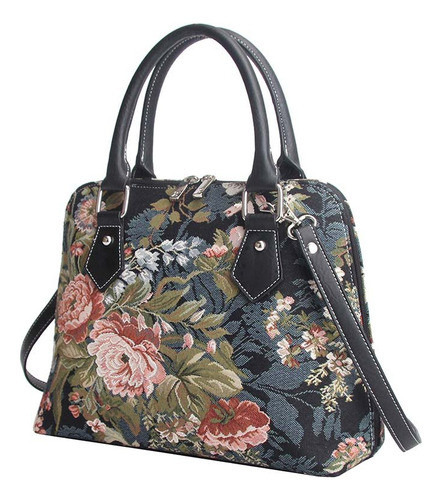 Signare Bolso De Mano Superior De La Tapiceria De La Lona De 1