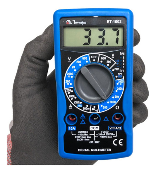 Multimetro Digital - Et-1002 - Minipa 0