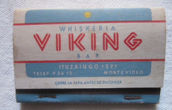 Antigua Caja De Fosforos Whiskeria Viking Montevideo 0 Antigua Caja De Fosforos Whiskeria Viking Montevideo 0