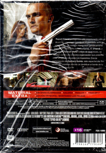 Hitman Agente 47 - Dvd Nuevo Original Cerrado - Mcbmi 1